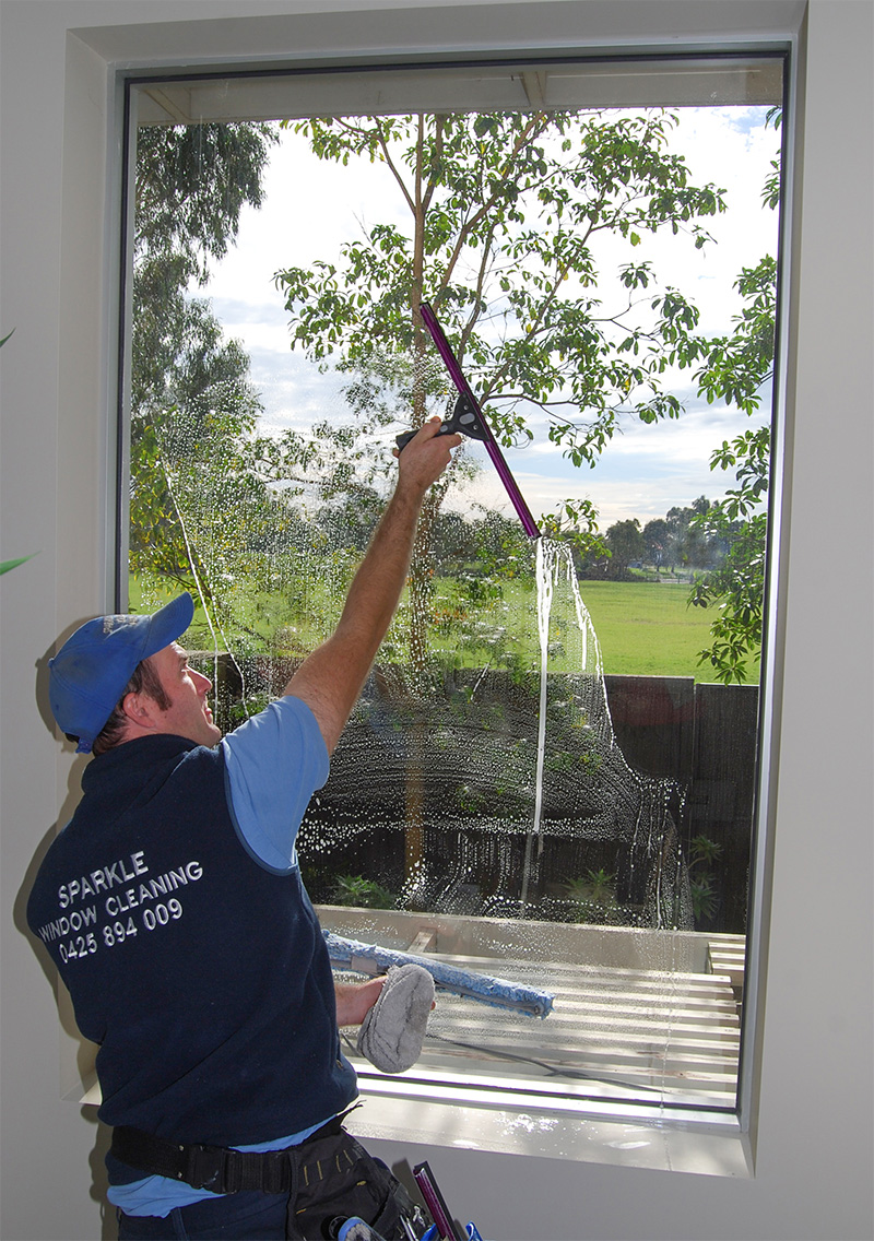 Window cleaning inside